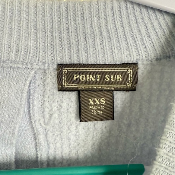 Point Sur Light Blue Women's Sweater - Picture 3 of 7